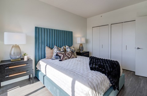 Oversized bedrooms with walk-in closest at 360 State Street, New Haven, 06510