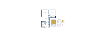 bedroom floor plan | the social at stadium walk apartment homes for rent in ft collins co