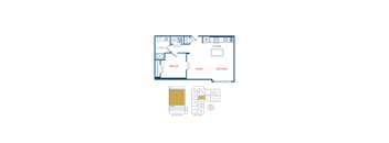bedroom floor plan | apartments in pittsburgh pa | the mille brookhaven apartment