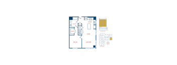 bedroom floor plan | the mansions on the park