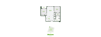 A floor plan of a house with labeled rooms such as "RELAX" and "COOK".