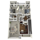 2-bedroom apartment at Place At Georgetown Apartments in Savannah