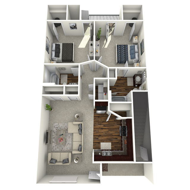 2-bedroom apartment at Place At Georgetown Apartments in Savannah, GA
