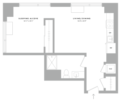 44 John Street Studio-1 Bed Apartment for Rent - Photo Gallery 33