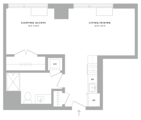 44 John Street Studio-1 Bed Apartment for Rent - Photo Gallery 32