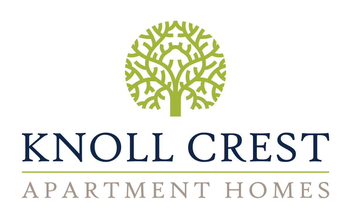 Knoll Crest Apartment Homes logo with a tree.