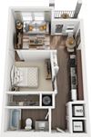 Becker Floor Plan Becker Floor Plan at Linden on the GreeneWay, Orlando, FL, 32824