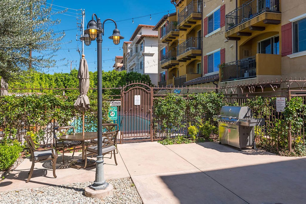 Apartment Entrance at The Verandas, California