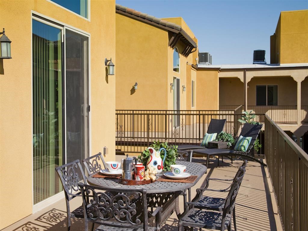 Enjoy Evening Tea In Private Patio at The Verandas, Canoga Park