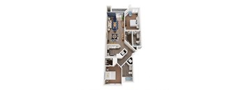 The Serena Floor Plan at Legends at Rancho Belago, Moreno Valley, CA