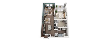 oliver floor plan at linden on the greeneway apartments in orlando