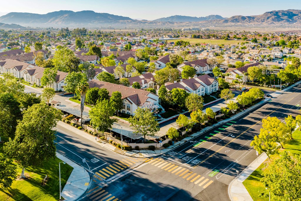 Drone Exterior View at Legends at Rancho Belago, Moreno Valley