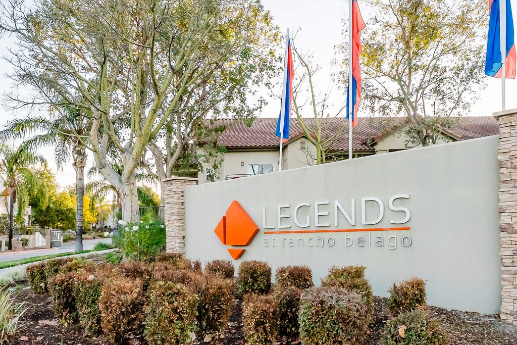 Property Signage at Legends at Rancho Belago, Moreno Valley, California
