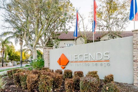 Property Signage at Legends at Rancho Belago, Moreno Valley, California