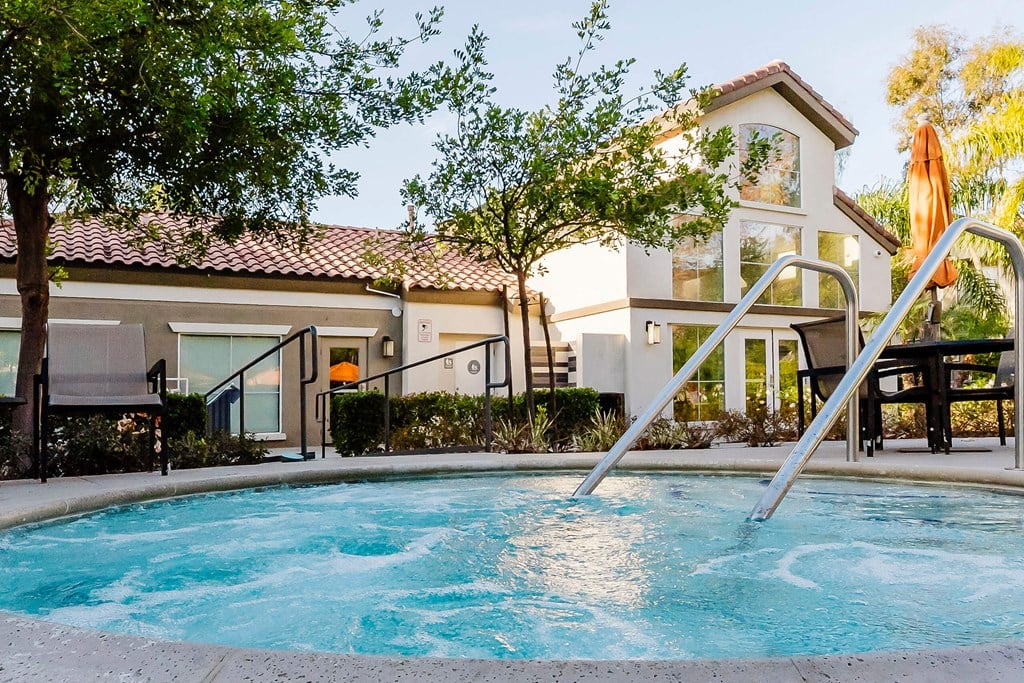 A swimming pool at Legends at Rancho Belago, Moreno Valley, California
