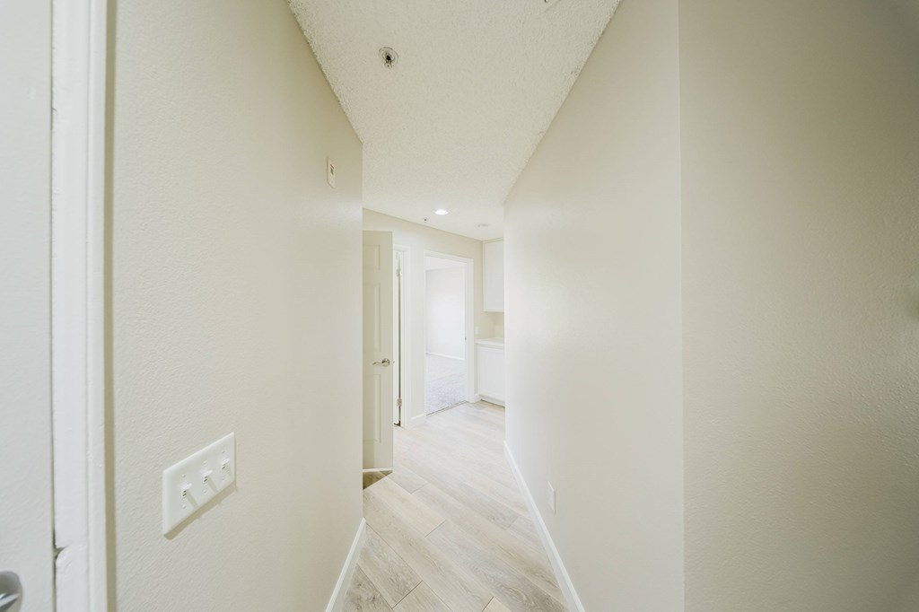 Long Hallway at Legends at Rancho Belago, Moreno Valley, California