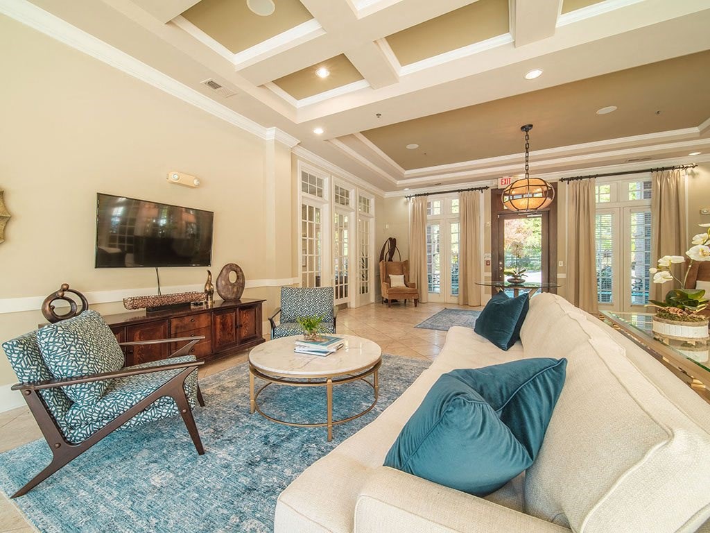 Interactive Clubhouse at Rose Heights Apartments, North Carolina, 27613