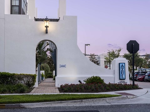 Entrance View at Azul Baldwin Park, Orlando, FL