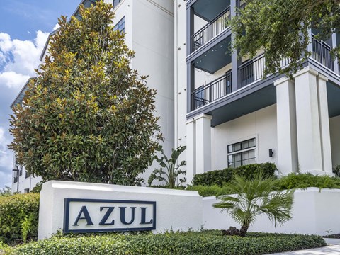 Property Signage at Azul Baldwin Park, Orlando, Florida