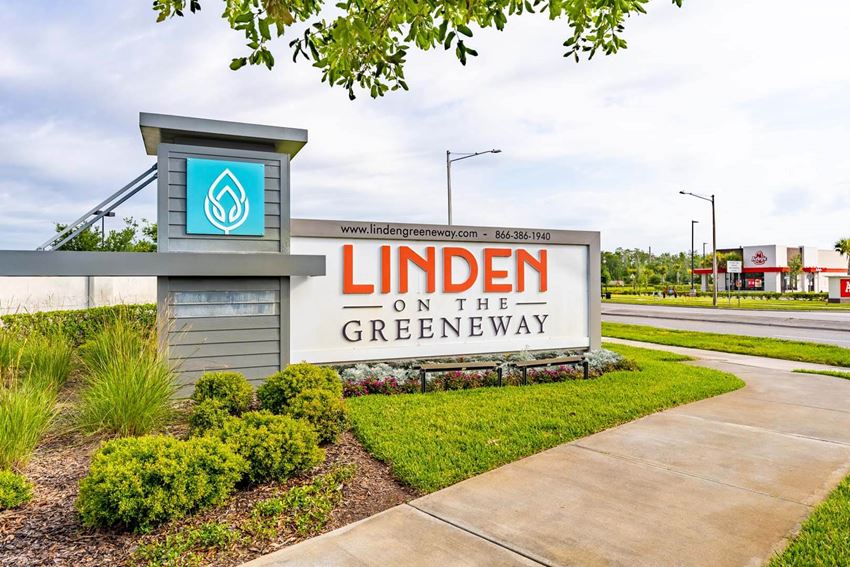 Property Signage at Linden on the GreeneWay, Orlando, Florida - Photo Gallery 1