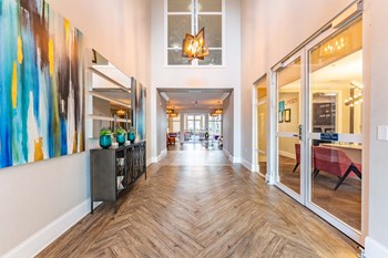 Leasing Office Hallway Leasing Office Hallway at Linden on the GreeneWay, Orlando, Florida - Photo Gallery 4
