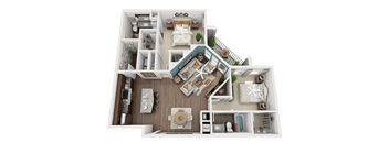 Dorset Floor Plan at Linden on the GreeneWay, Orlando, FL