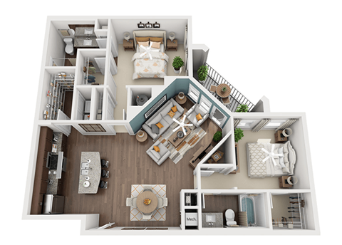 Dorset Floor Plan at Linden on the GreeneWay, Orlando, FL