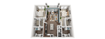 Keene Floor Plan at Linden on the GreeneWay, Orlando