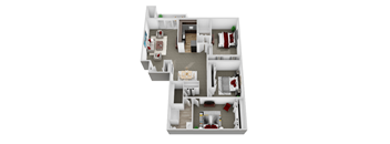 3 Bed - 2 Bath - 1460sqft