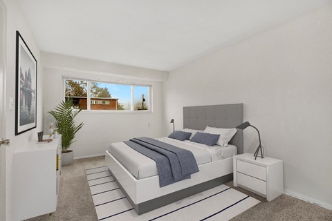Furnished bedroom