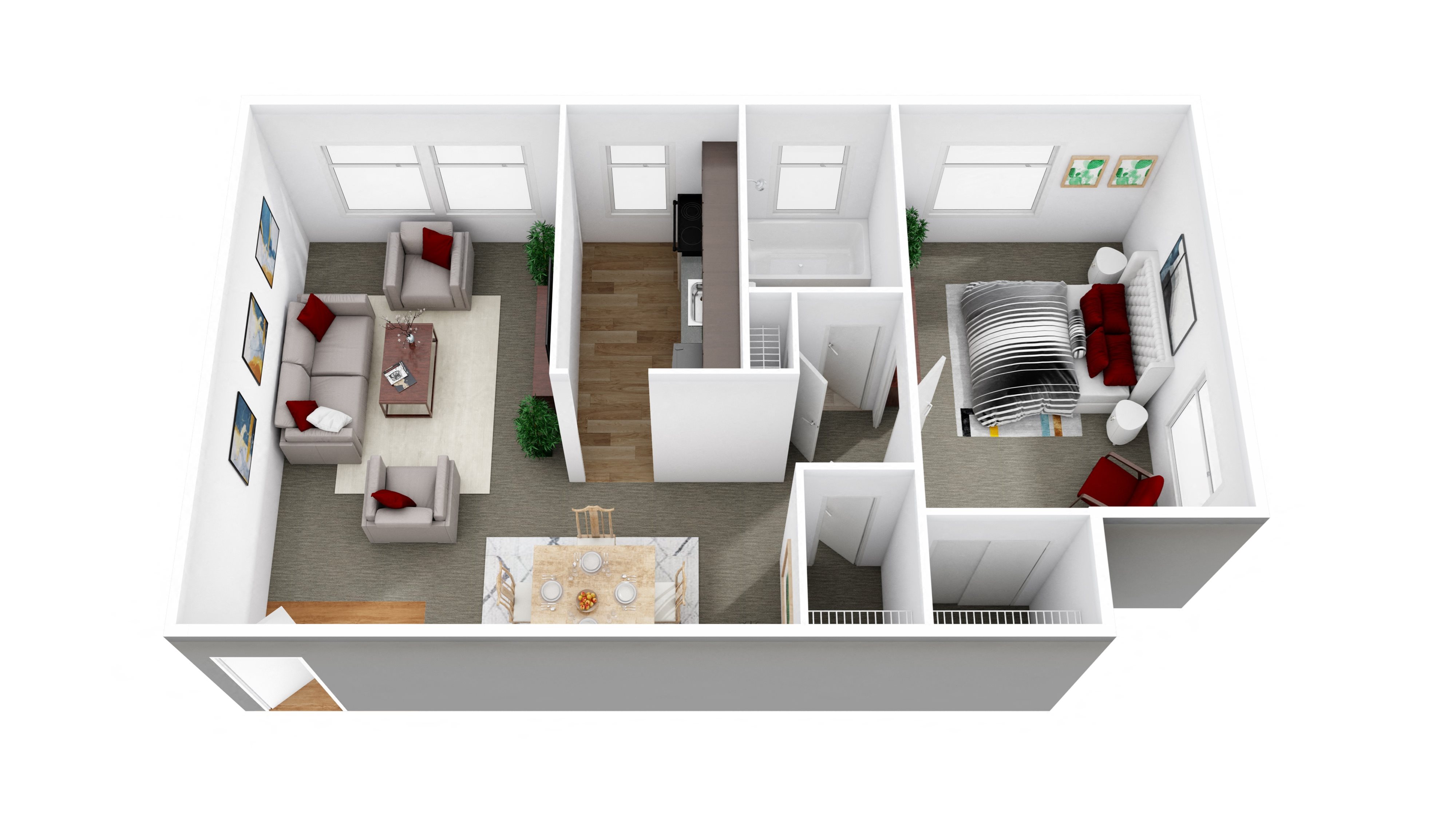 Park 1 Bedroom 1 Bath Park 1 Bedroom South Pointe