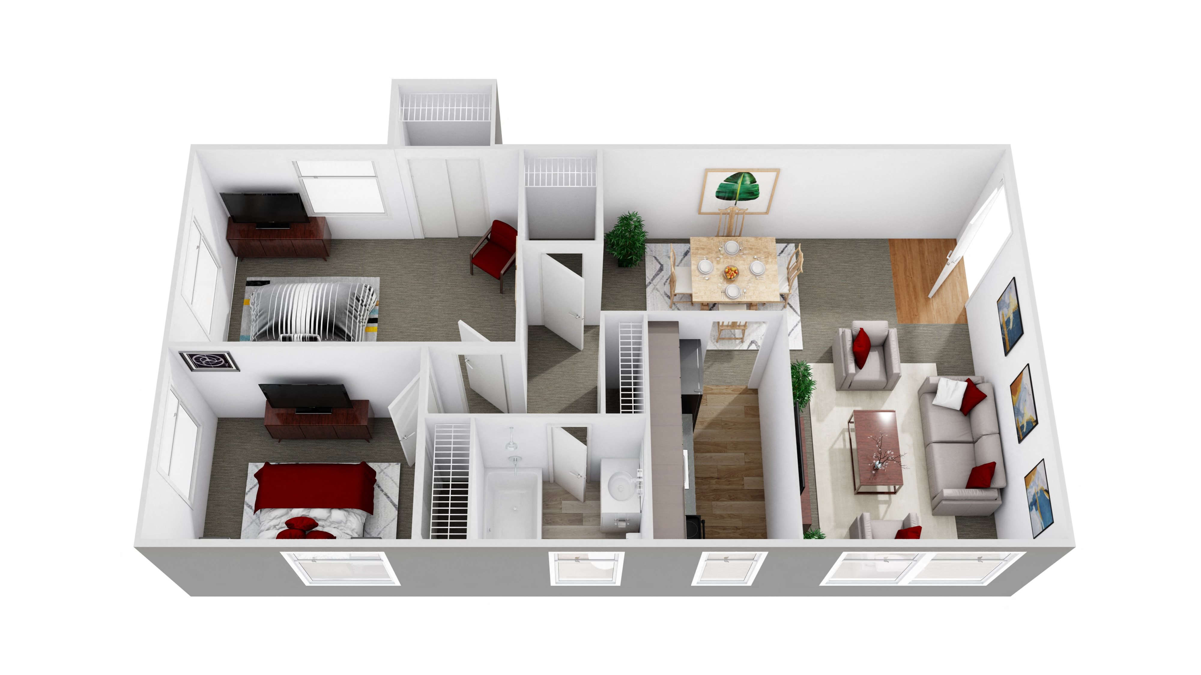 Park 2 Bedroom 1 Bath Park 2 Bedroom South Pointe