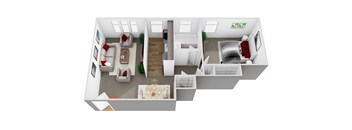 Terrace 1 Bedroom South Pointe