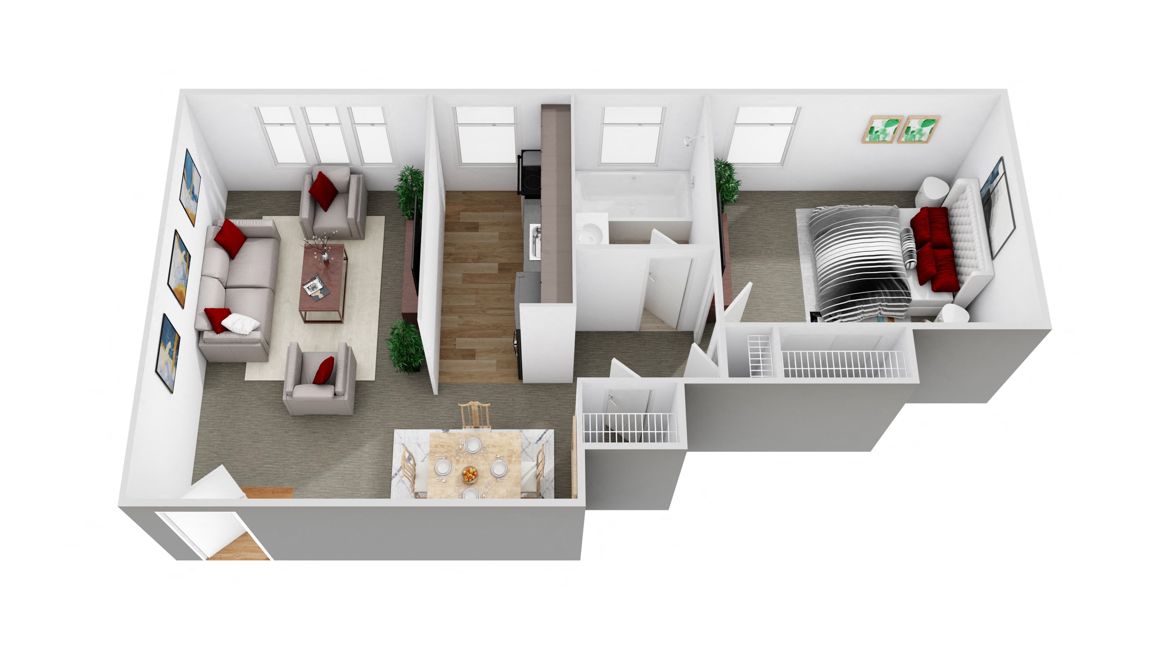 Terrace 1 Bedroom 1 Bath Terrace 1 Bedroom South Pointe