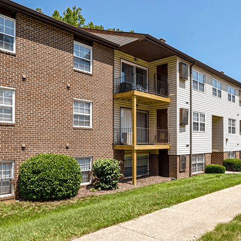 our apartments offer a walkway to the apartments for rent