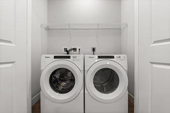 Full-size washer and dryer at Mira at Palmer Ranch, Sarasota, FL, 34238