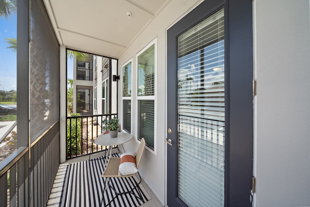 Private Balcony at Mira at Palmer Ranch, Sarasota, FL