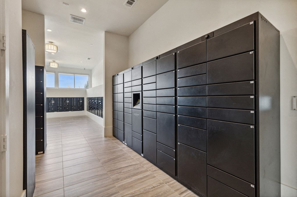 Package concierge room at LynnCora at LynnCora, Texas