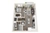 A2a Floor Plan A2a Floor Plan at 26 at City Point Apartments, The Spanos Corporation, Texas, 76180