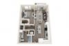A2b Floor Plan A2b Floor Plan at 26 at City Point Apartments, The Spanos Corporation, North Richland Hills, TX, 76180