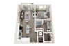 A3 Floor Plan A3 Floor Plan at 26 at City Point Apartments, The Spanos Corporation, North Richland Hills, TX