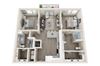 B1A Floor Plan B1A Floor Plan at 26 at City Point Apartments, The Spanos Corporation, Texas
