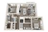 B2a Floor Plan B2a Floor Plan at 26 at City Point Apartments, The Spanos Corporation, Texas, 76180