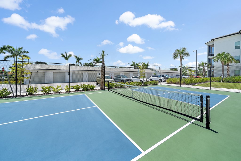 Tennis Court at Mira at Palmer Ranch, Florida