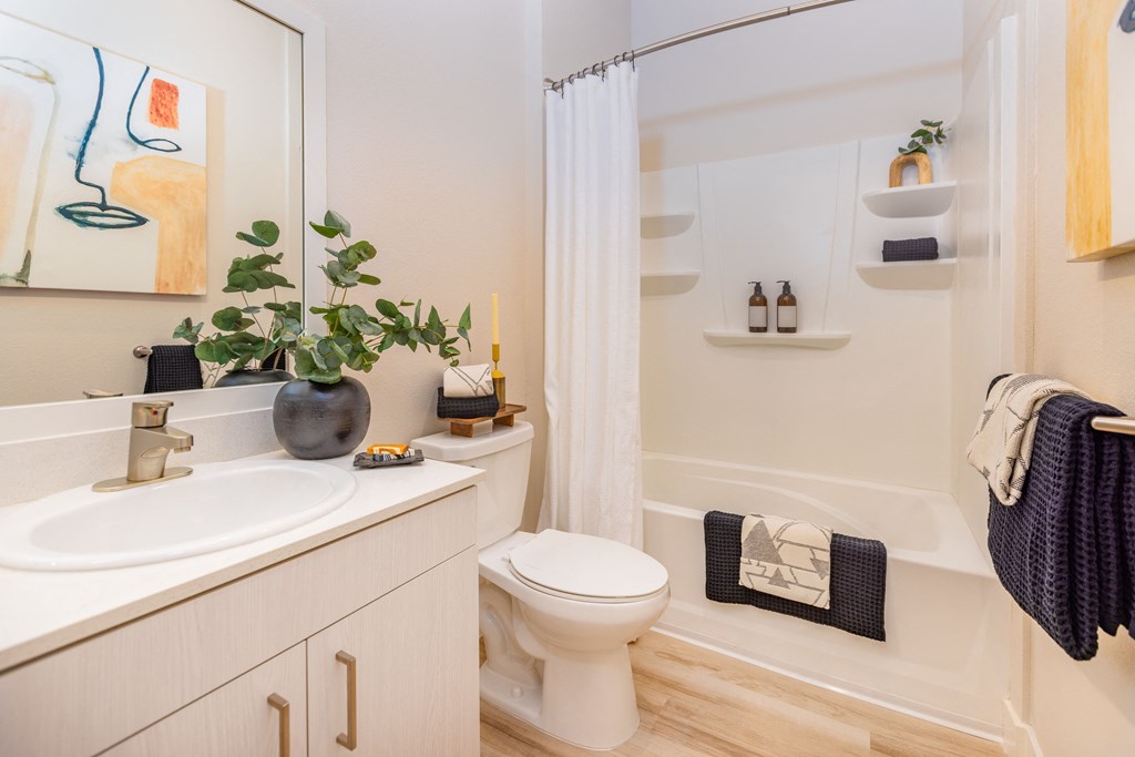Solasta model apartment bathroom