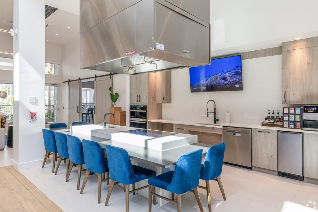 Demonstration Kitchen at Mira at Palmer Ranch, Sarasota, FL, 34238
