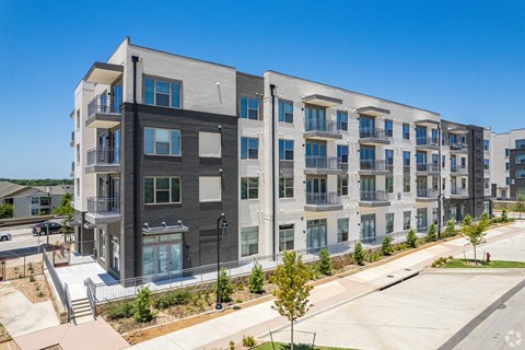 Apartment building exterior view Ironcrest