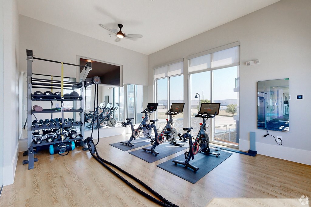 Ironcrest community fitness center and a large window