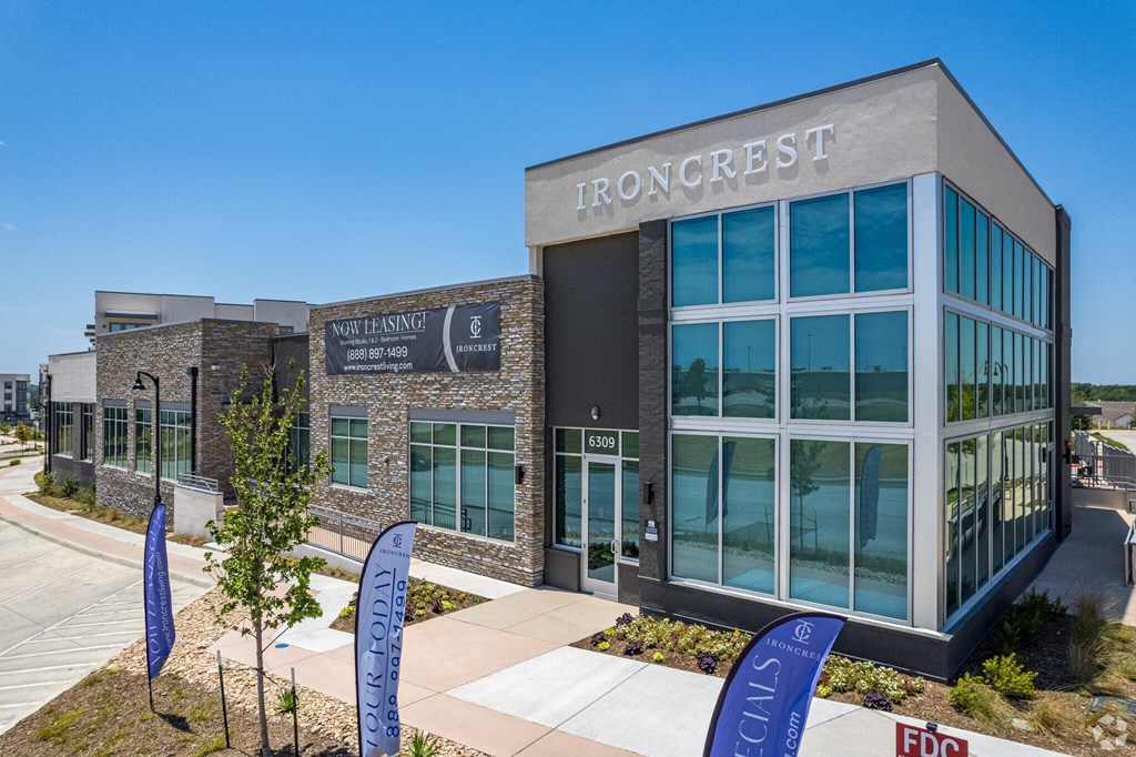 Ironcrest Apartments resident clubhouse exterior view