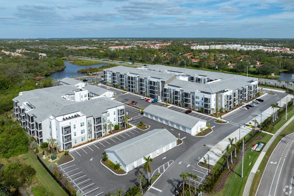 Aerial Community View at Mira at Palmer Ranch, Florida, 34238